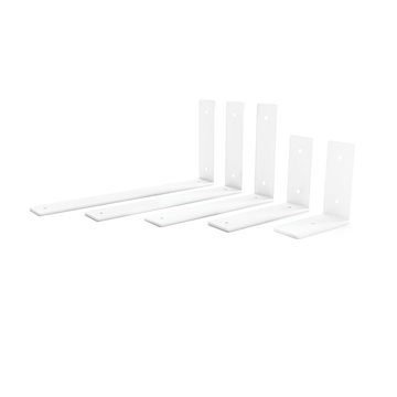 Shelf bracket - FREIBERG - L-shaped, white