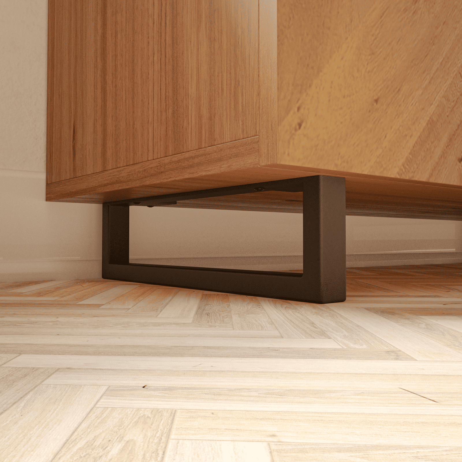 Pies de mueble GRAZ - 10 cm de altura - 7 tamaños - 3 colores