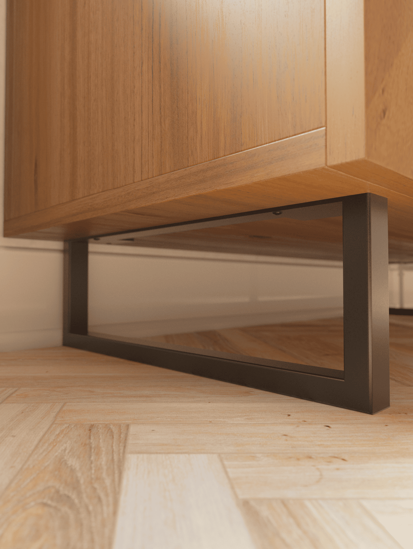 Pies de mueble GRAZ - 15 cm de altura - 7 tamaños - 3 colores