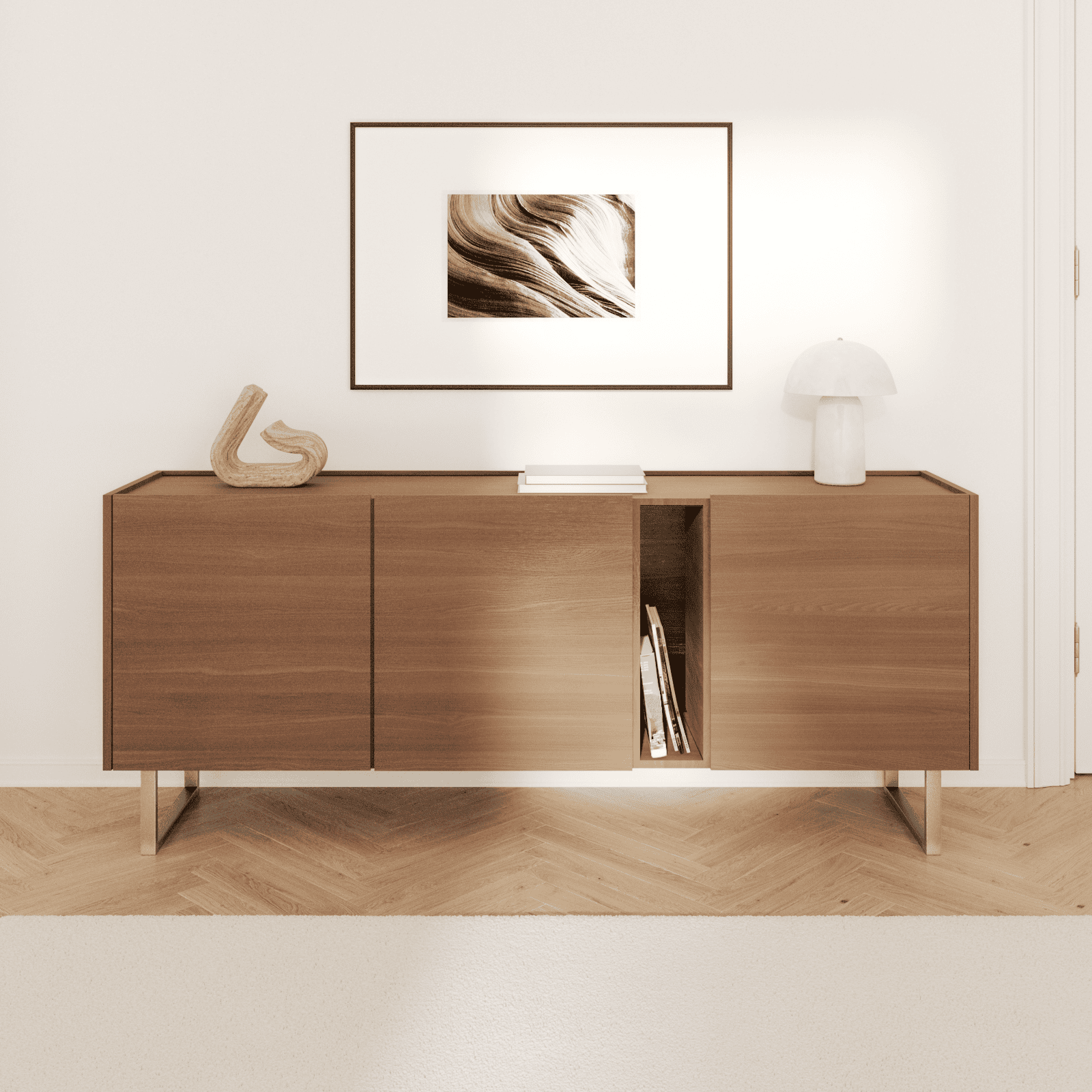 Piedini per mobili GRAZ - altezza 20 cm - 7 misure - 3 colori