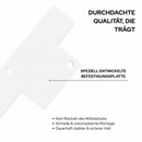 Pieds de meuble GRAZ - 15 cm de haut - 7 tailles - 3 coloris