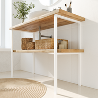 Support de lavabo NECKAR - hauteur 75 cm - 7 tailles - 2 couleurs