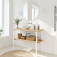 Support de lavabo NECKAR - hauteur 75 cm - 7 tailles - 2 couleurs