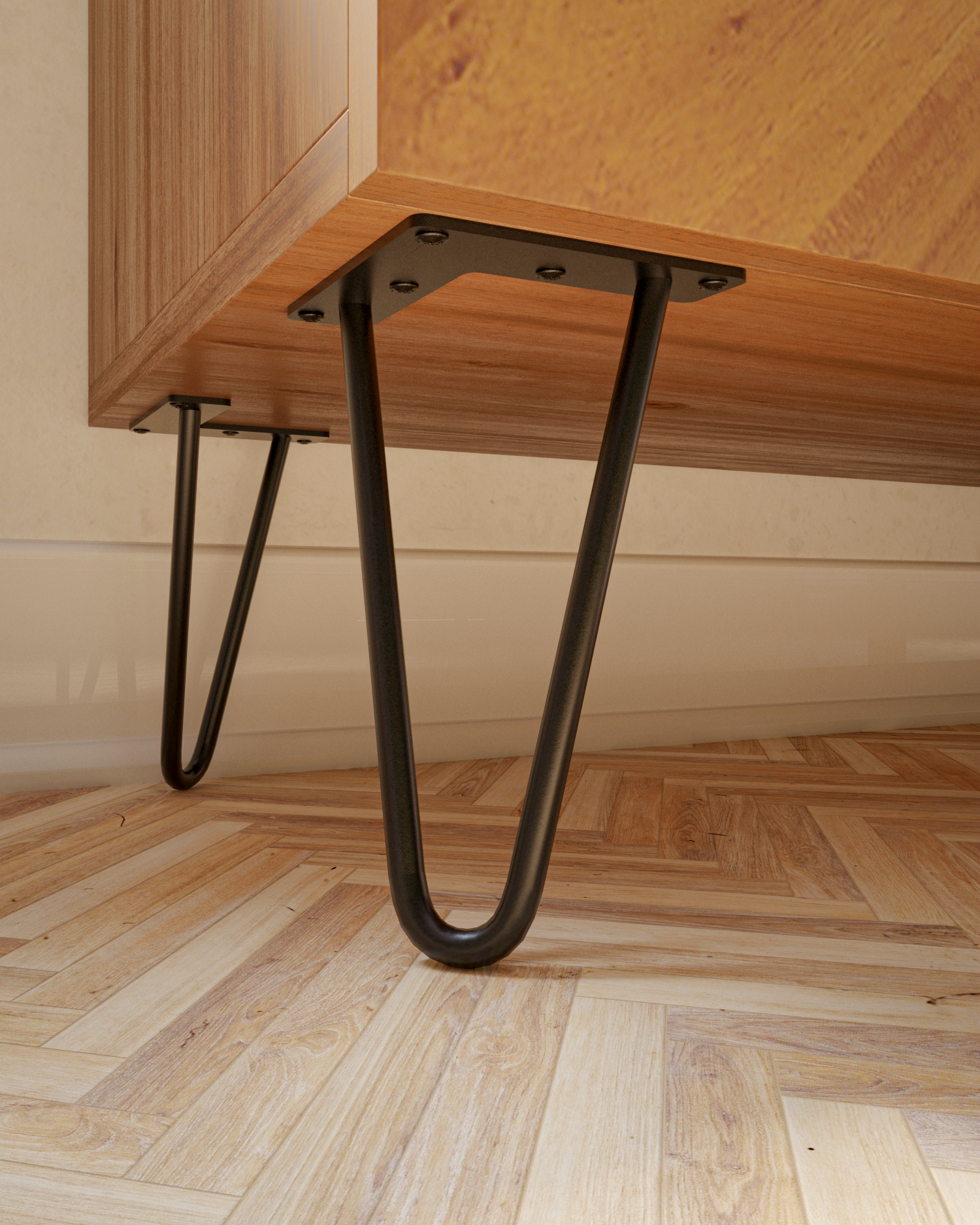 Furniture feet NEAPEL - 7 sizes - 2 colors