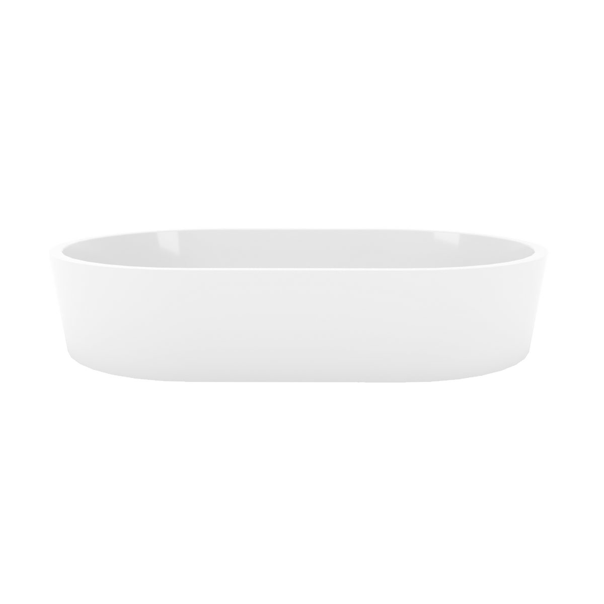 Aufsatzwaschbecken - PONZA - Oval, 55 cm, Weiß