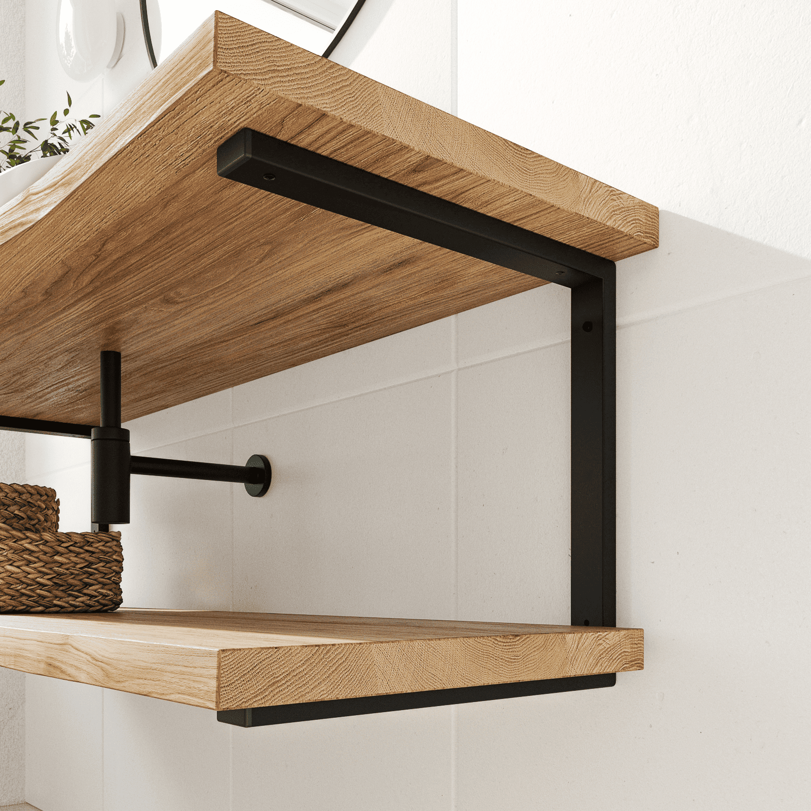 Soporte de lavabo LAHN - 40 cm de altura - 6 tamaños - 2 colores