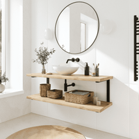 Support pour lavabo LAHN - hauteur 40 cm - 6 tailles - 2 coloris