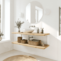 Support pour lavabo LAHN - hauteur 40 cm - 6 tailles - 2 coloris
