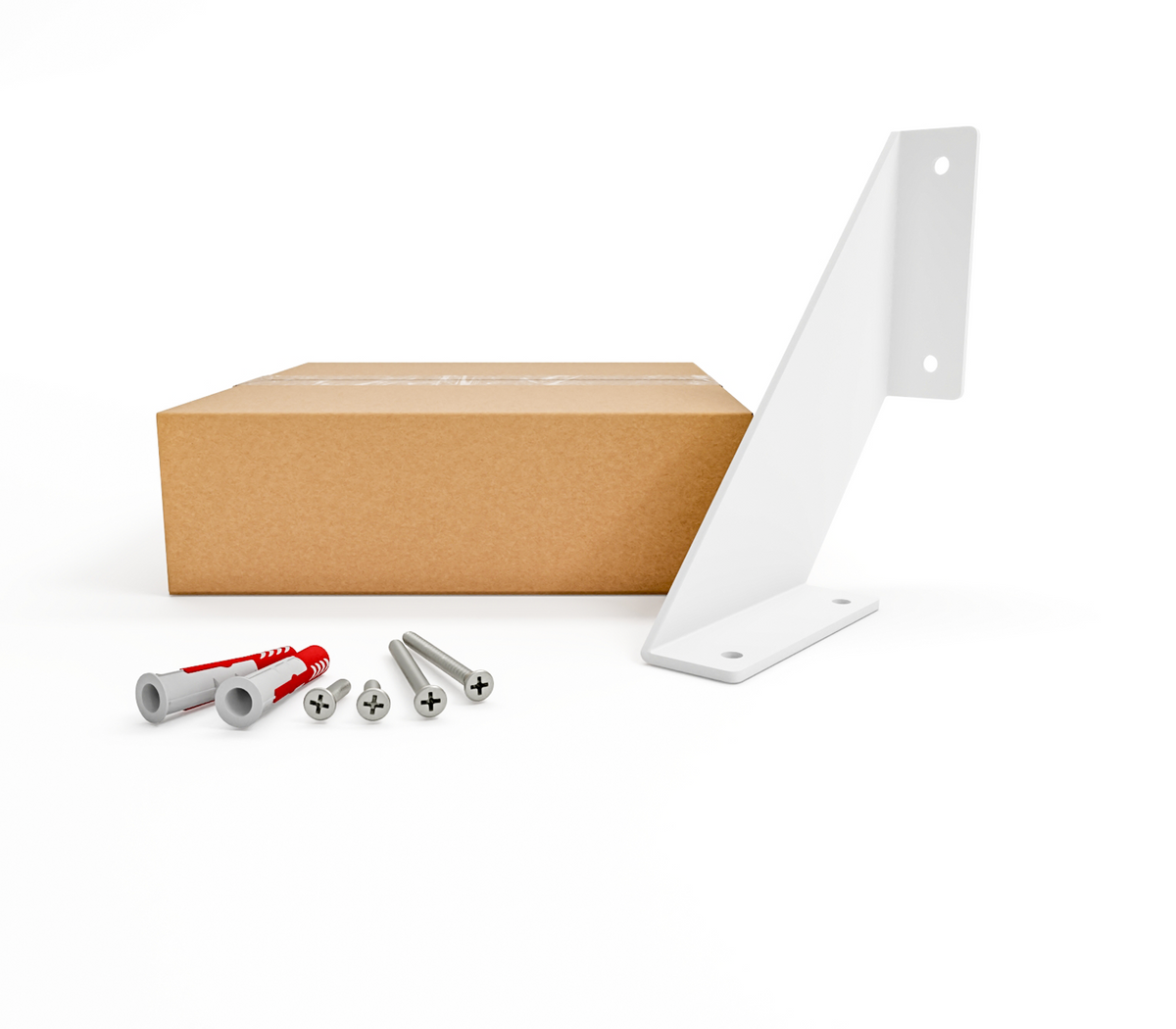 Blanco / 10 cm / 1x Soporte