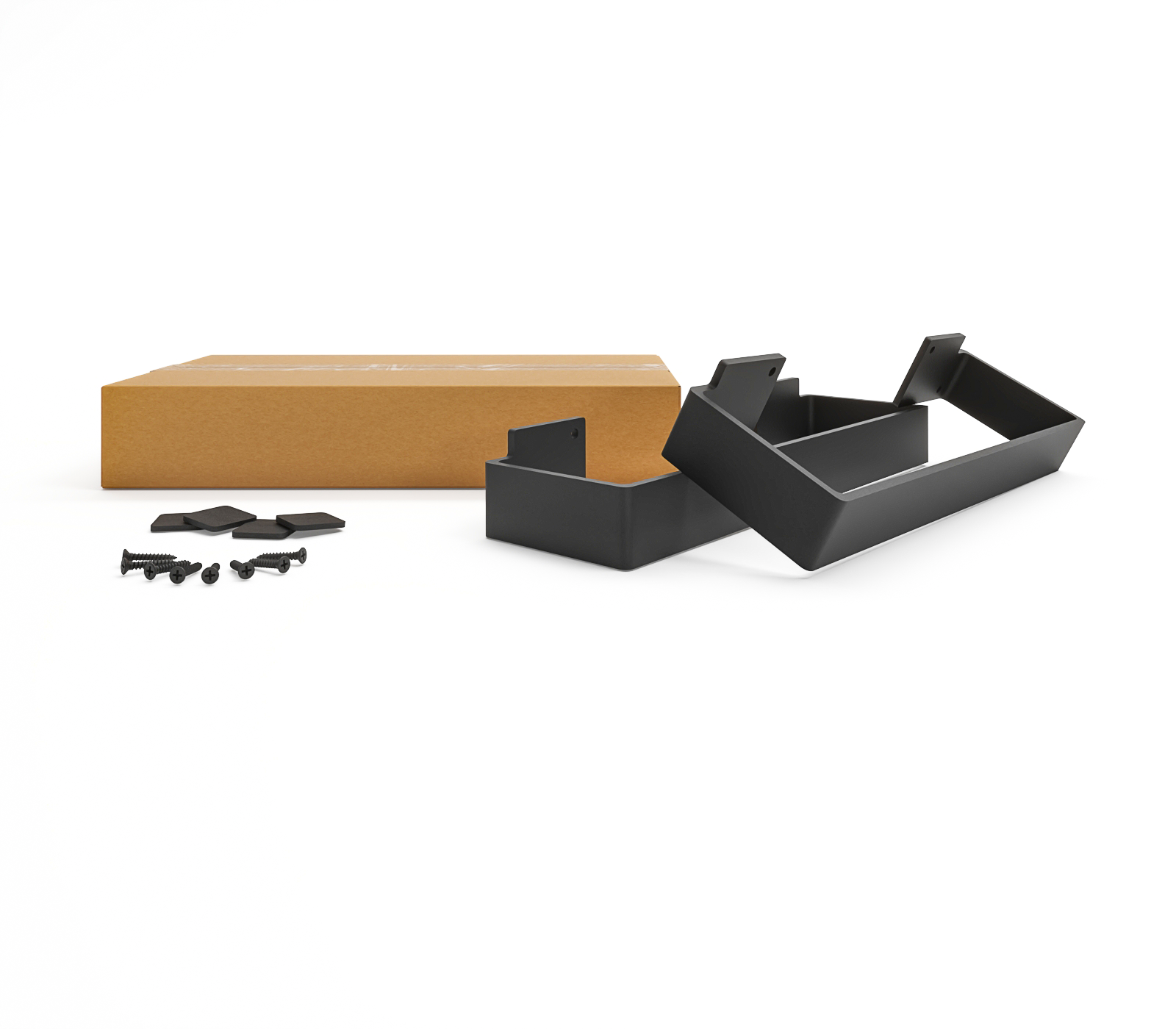 Furniture feet - 10 cm high - LUXEMBOURG - 7 sizes - 2 colors