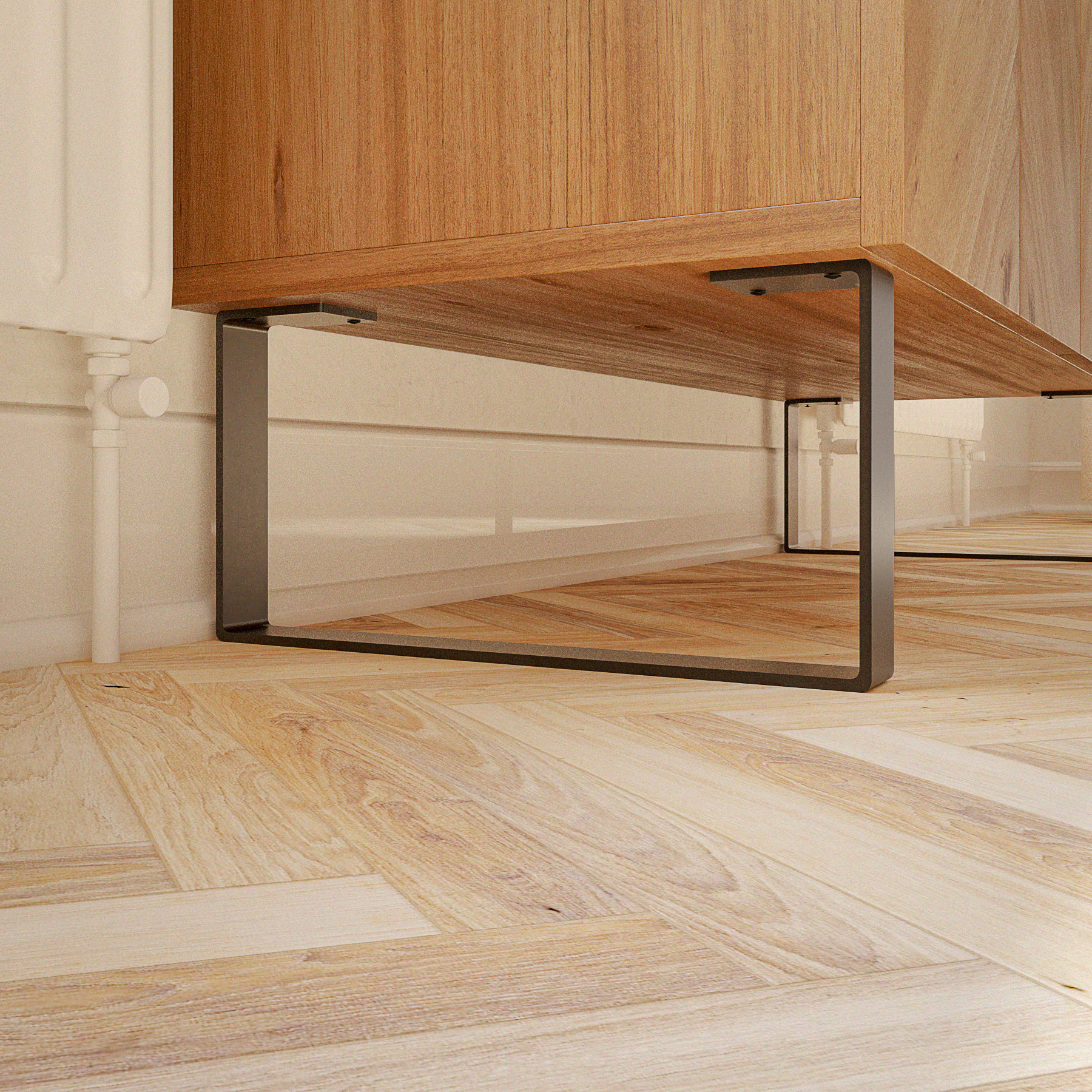 Furniture feet - 20 cm high - LUXEMBOURG - 7 sizes - 2 colors