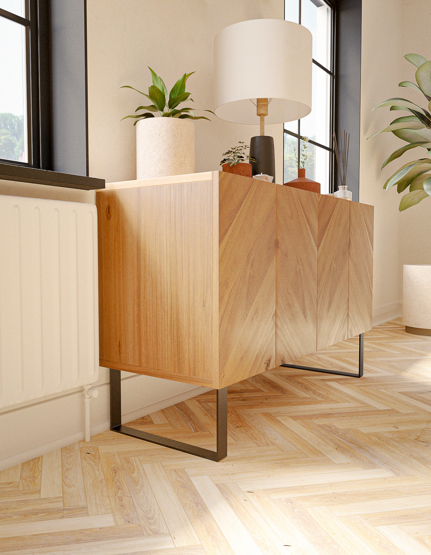 Furniture feet - 20 cm high - LUXEMBOURG - 7 sizes - 2 colors