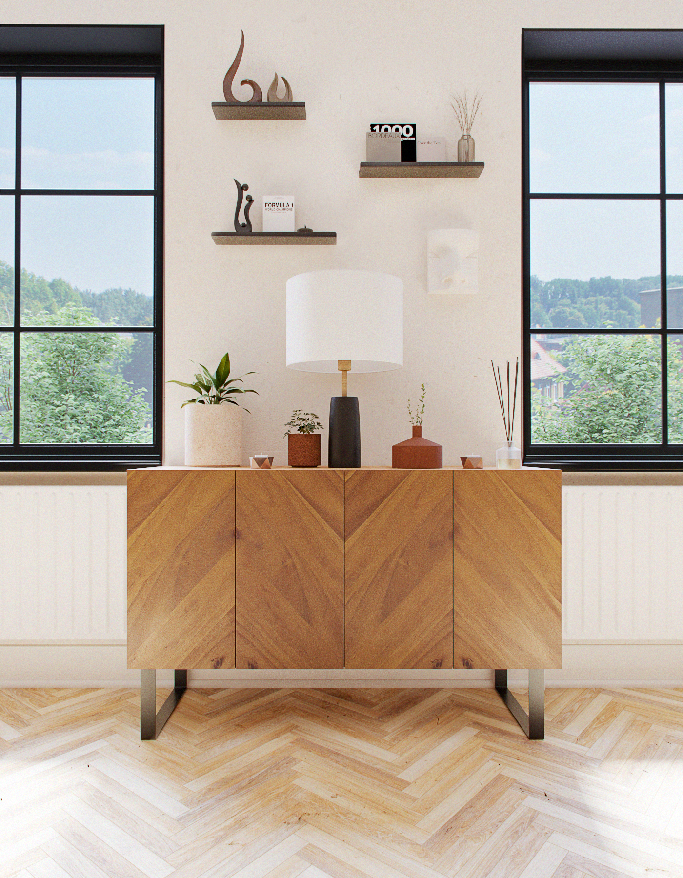 Furniture feet - 20 cm high - LUXEMBOURG - 7 sizes - 2 colors