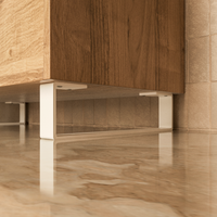 Furniture feet - 10 cm high - LUXEMBOURG - 7 sizes - 2 colors