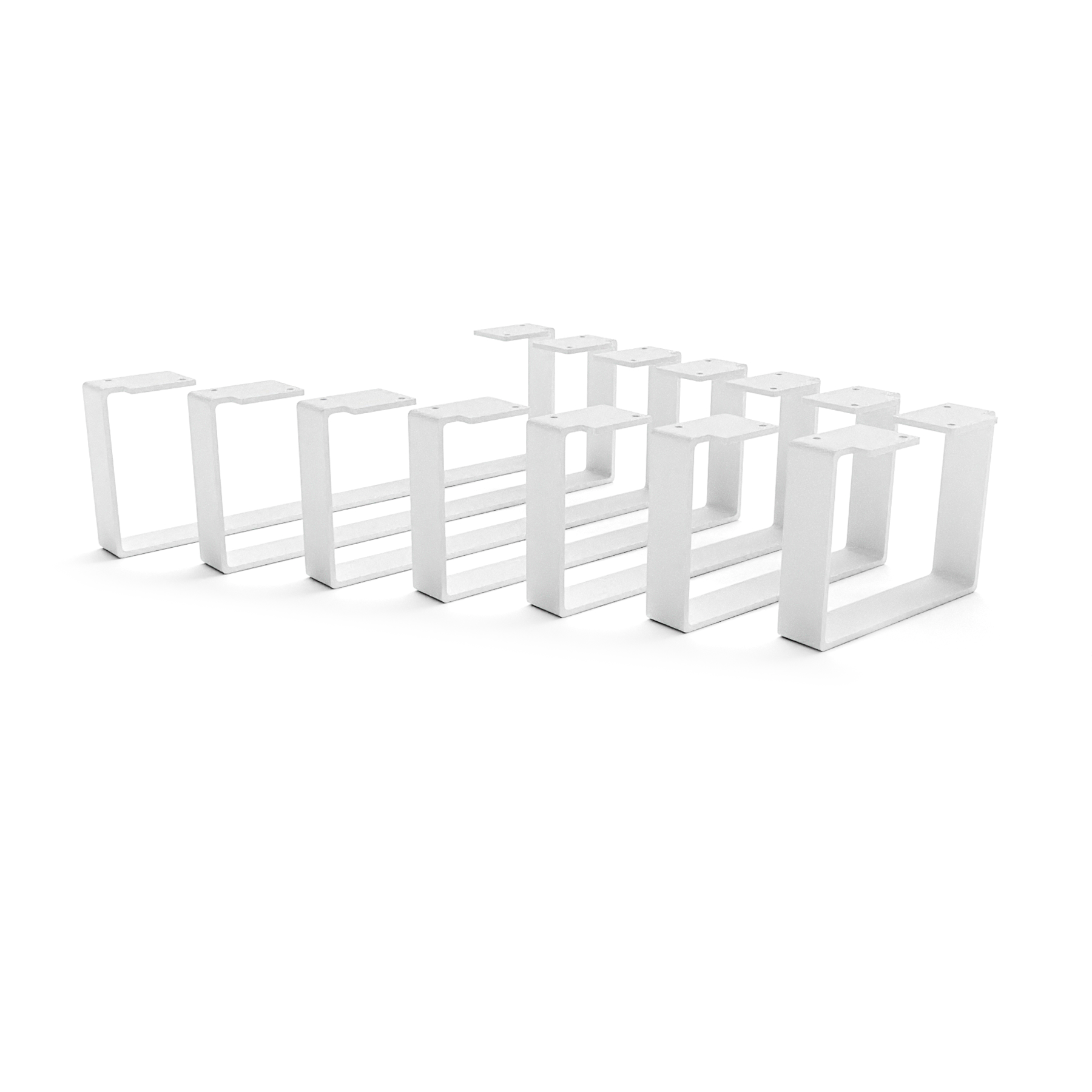 Furniture feet - 15 cm high - LUXEMBOURG - 7 sizes - 2 colors