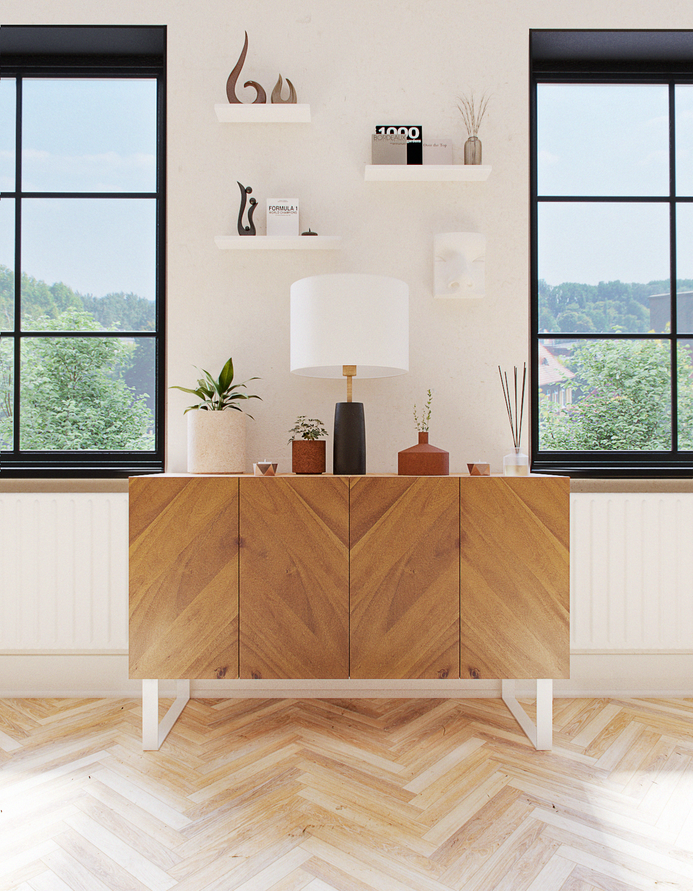 Furniture feet - 20 cm high - LUXEMBOURG - 7 sizes - 2 colors