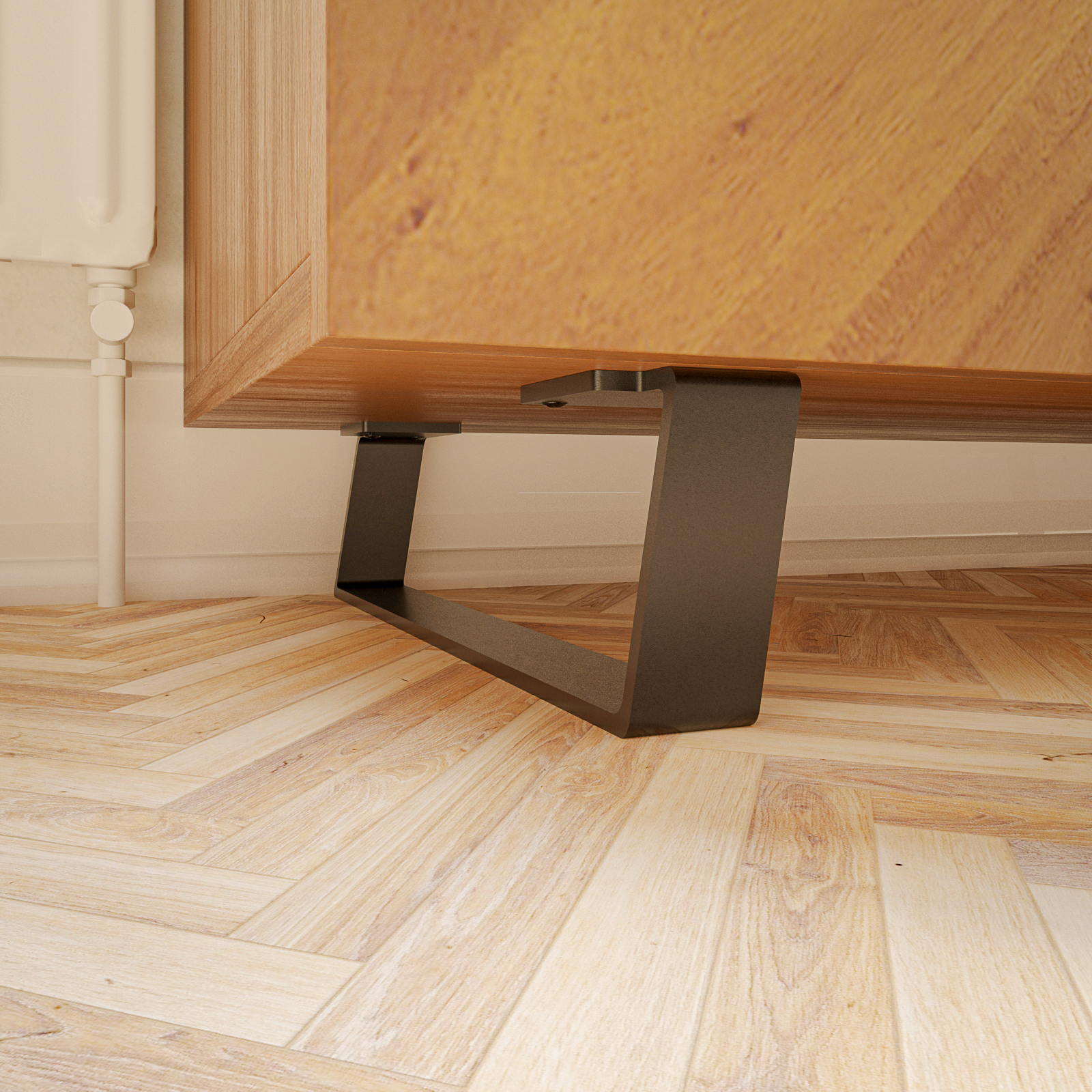 Furniture feet - 10 cm high - MAILAND - 7 sizes - 2 colors