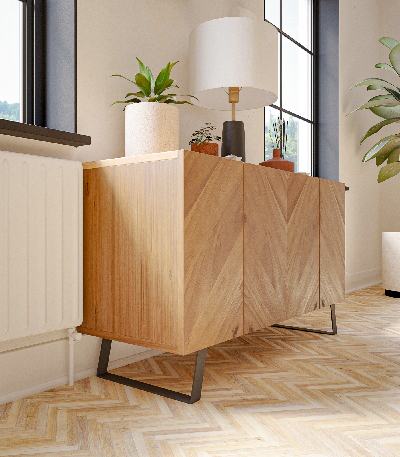 Furniture feet - 15 cm high - MAILAND - 7 sizes - 2 colors