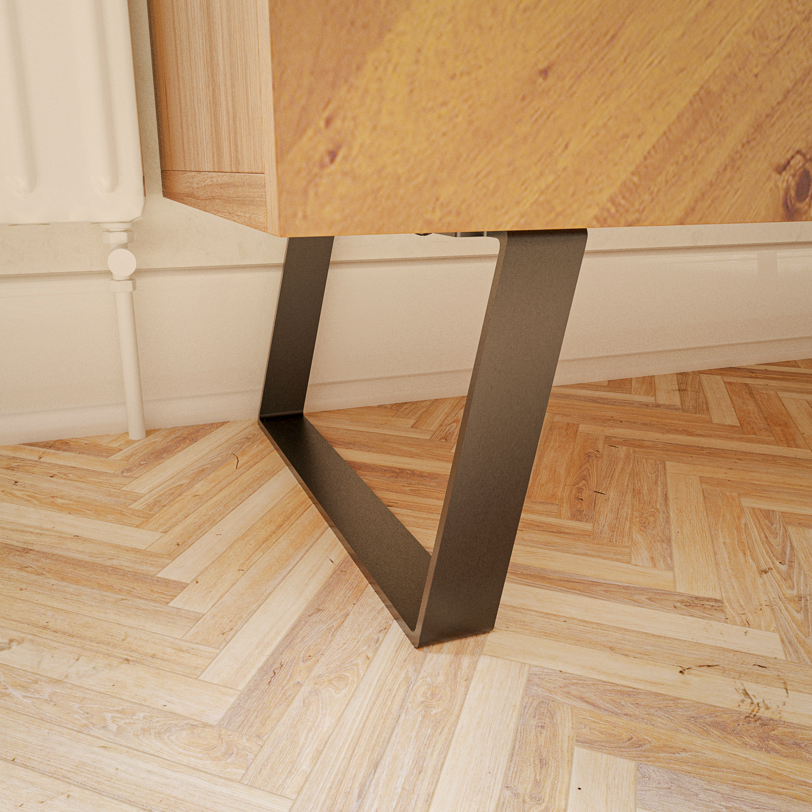 Furniture feet - 20 cm high - MAILAND - 7 sizes - 2 colors
