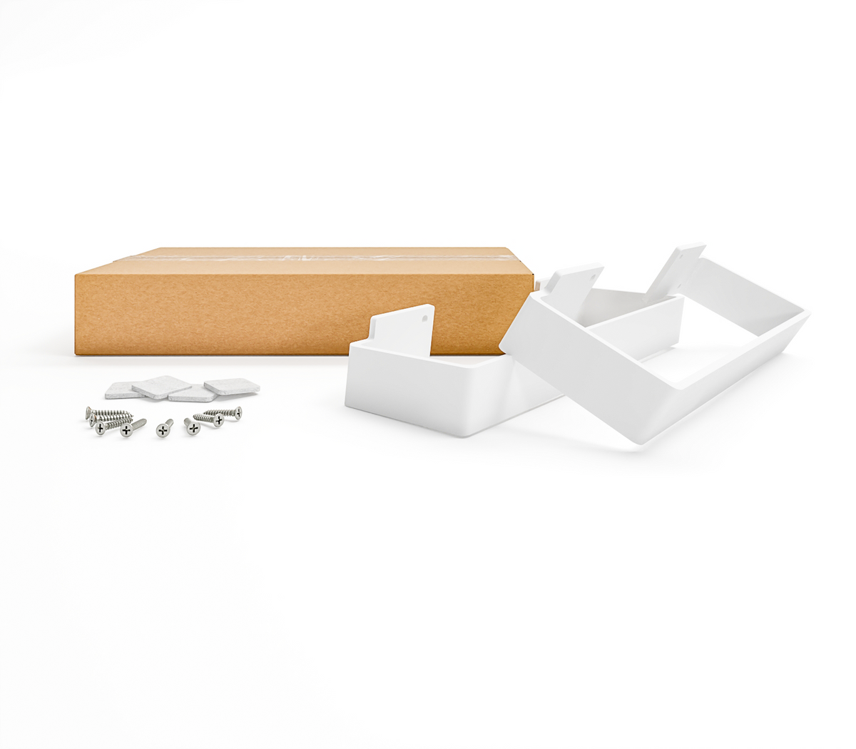 White / 20 cm / Set of 2