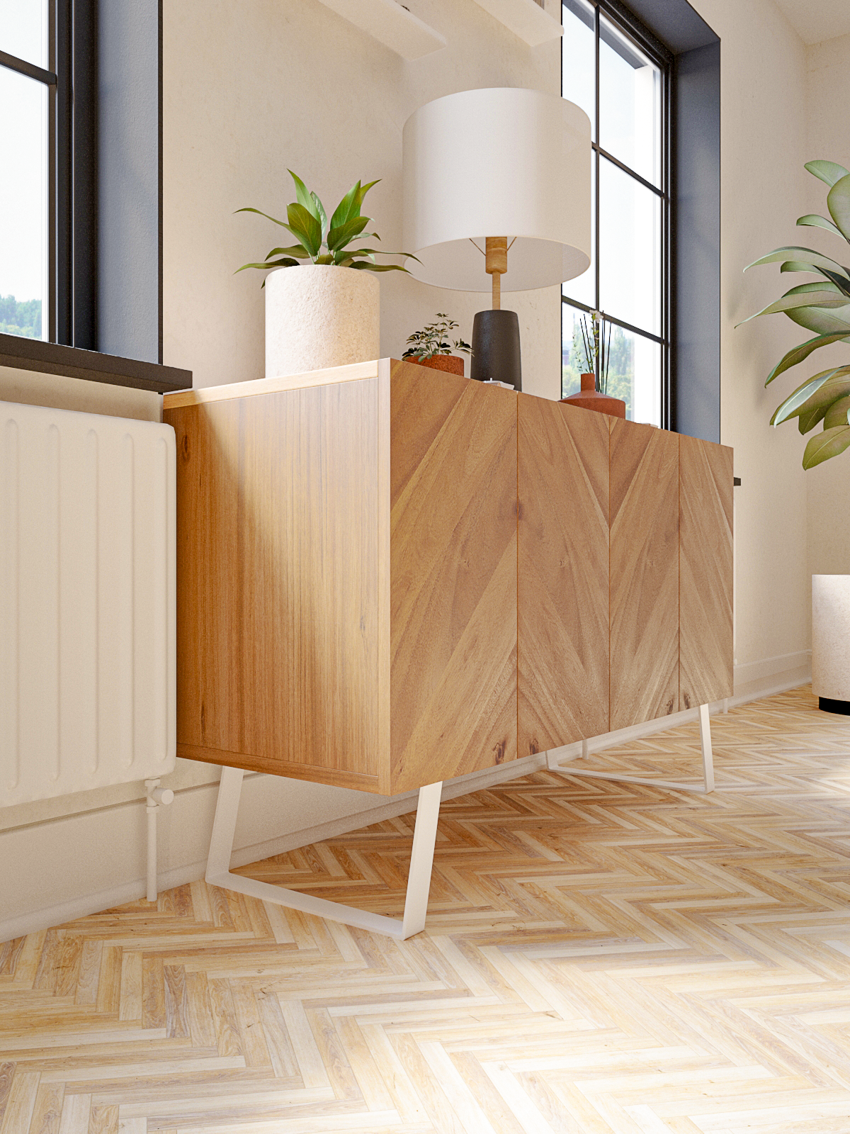 Furniture feet - 20 cm high - MAILAND - 7 sizes - 2 colors