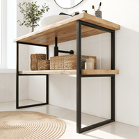 Support de lavabo NECKAR - hauteur 75 cm - 7 tailles - 2 couleurs