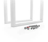Support de lavabo NECKAR - hauteur 75 cm - 7 tailles - 2 couleurs