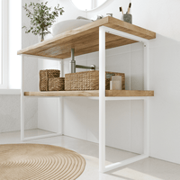 Support de lavabo NECKAR - hauteur 75 cm - 7 tailles - 2 couleurs