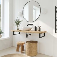 Soporte de lavabo RHEIN, 15 cm de altura - 7 tamaños - 2 colores