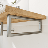 Porta lavabo RHEIN, altezza 15 cm - 7 misure - 2 colori