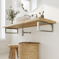 Porta lavabo RHEIN, altezza 15 cm - 7 misure - 2 colori
