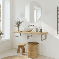 Supporto per lavabo RHEIN - altezza 20 cm - 7 misure - 2 colori