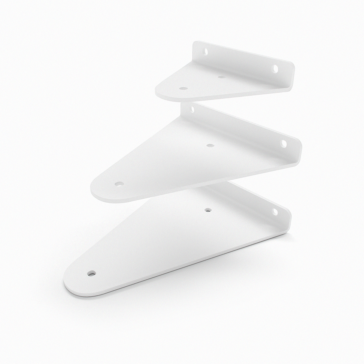 White / 8 cm / 1x Holder