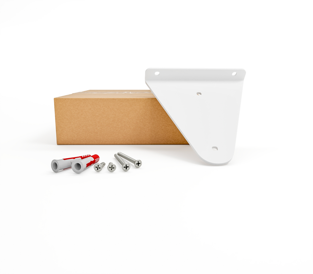 White / 8 cm / 1x Holder