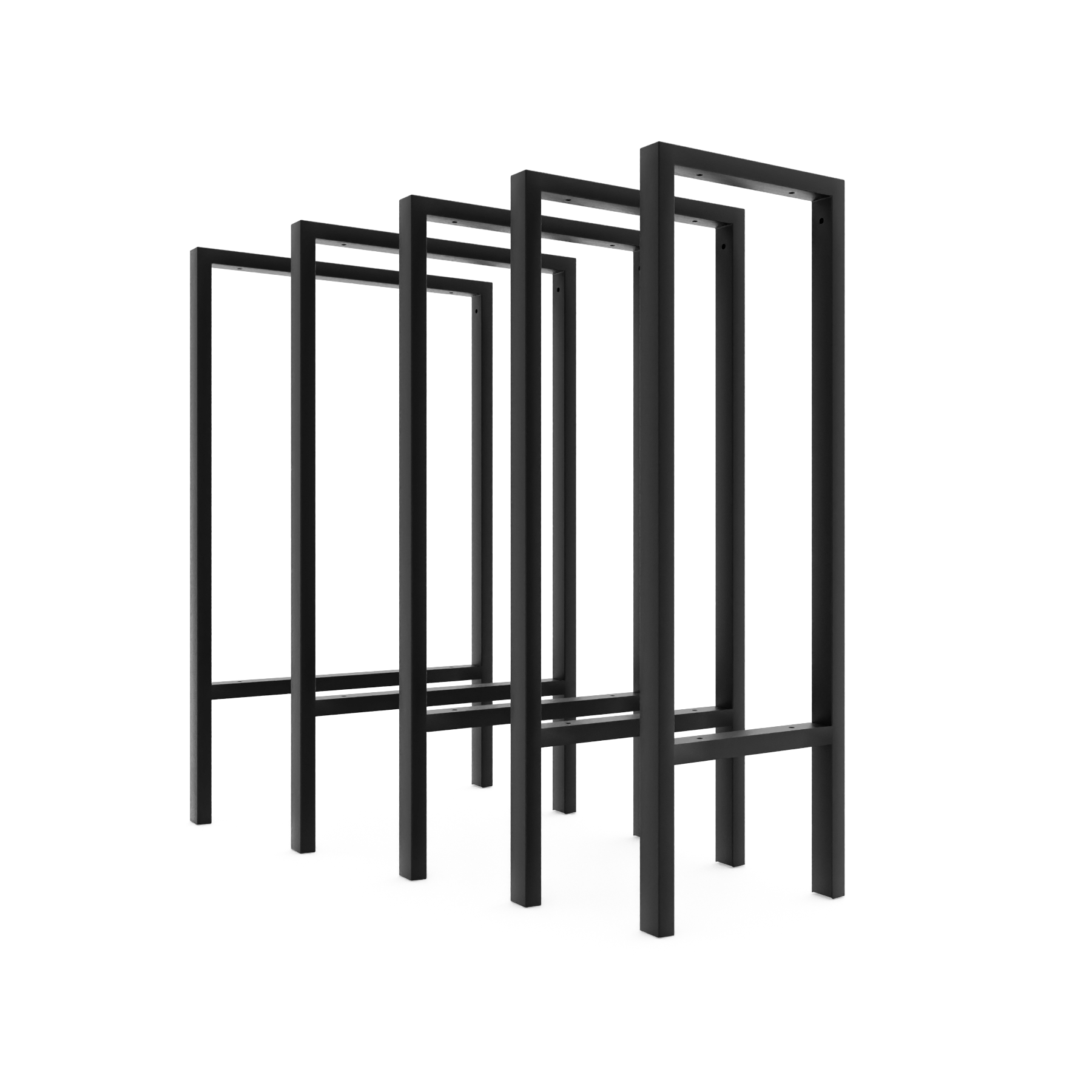 Wastafelframe WESER - 75 cm hoog - 6 maten - 2 kleuren