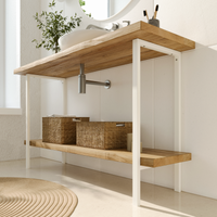 Wastafelframe WESER - 75 cm hoog - 6 maten - 2 kleuren