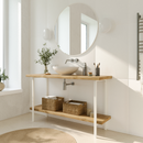 Wastafelframe WESER - 75 cm hoog - 6 maten - 2 kleuren